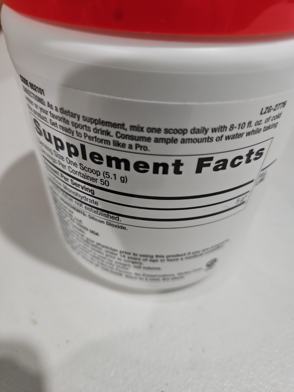 Creatine Monohydrate Powder Unflavored