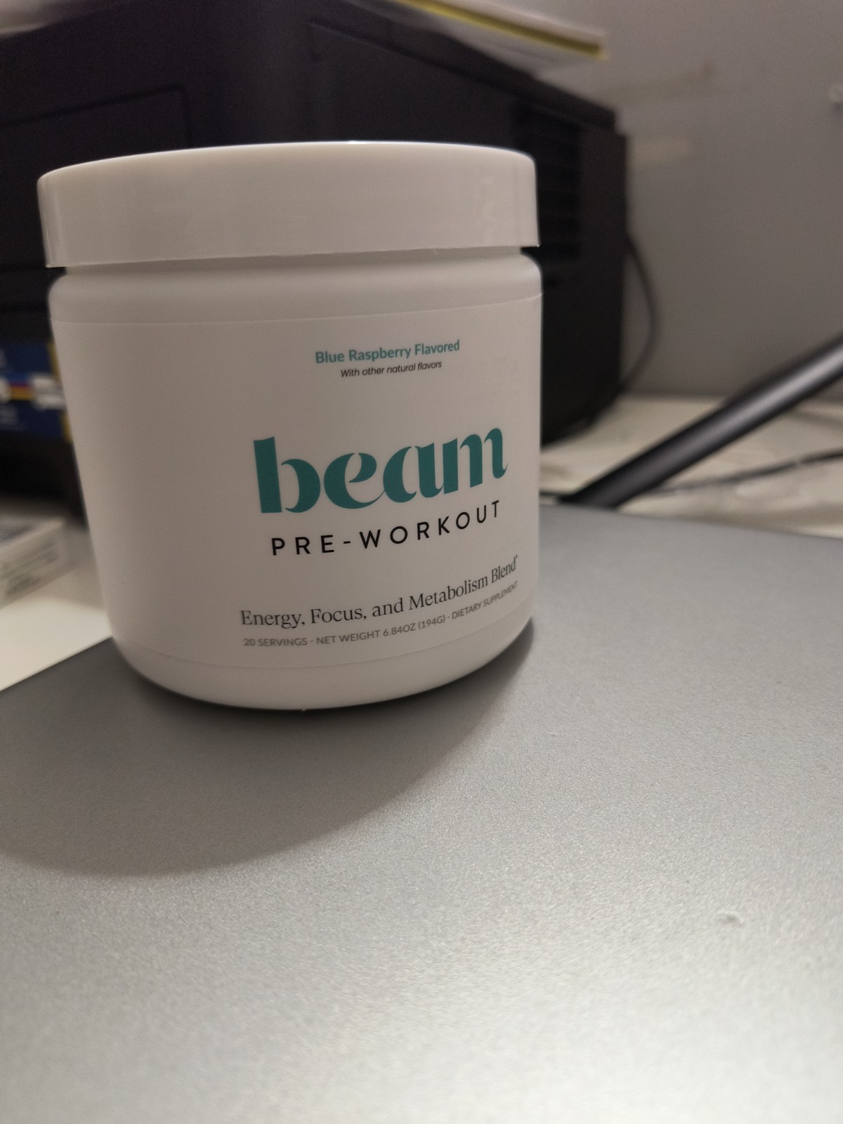 Beam Pre-Workout, Blue Raspberry, 6.84 oz (194 g) EXPO 2027
