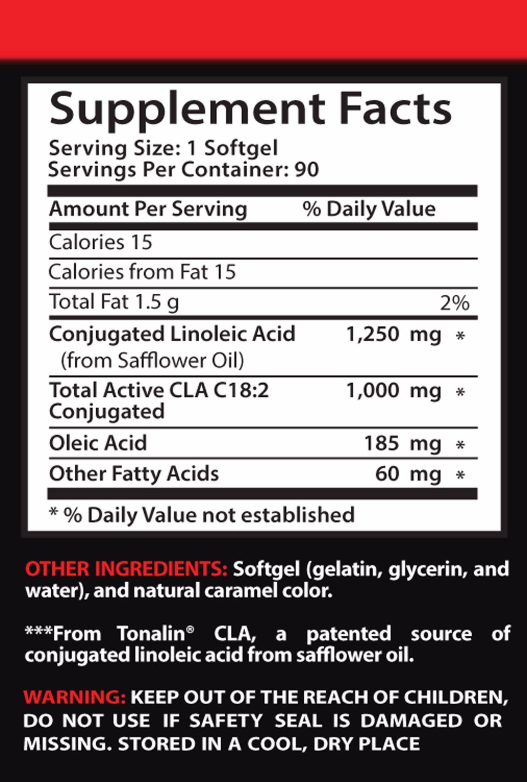 Conjugated Linoleic Acid – TONALIN COMPLEX – Weight loss – reduce body fat – 1 B