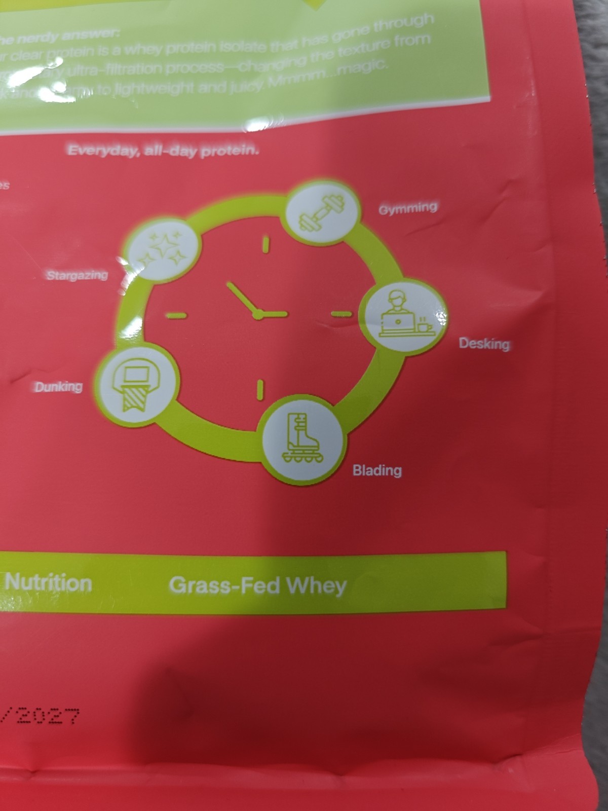 Oath Nutrition Clear Protein Powder – Kiwi Strawberry – Exp 8/27