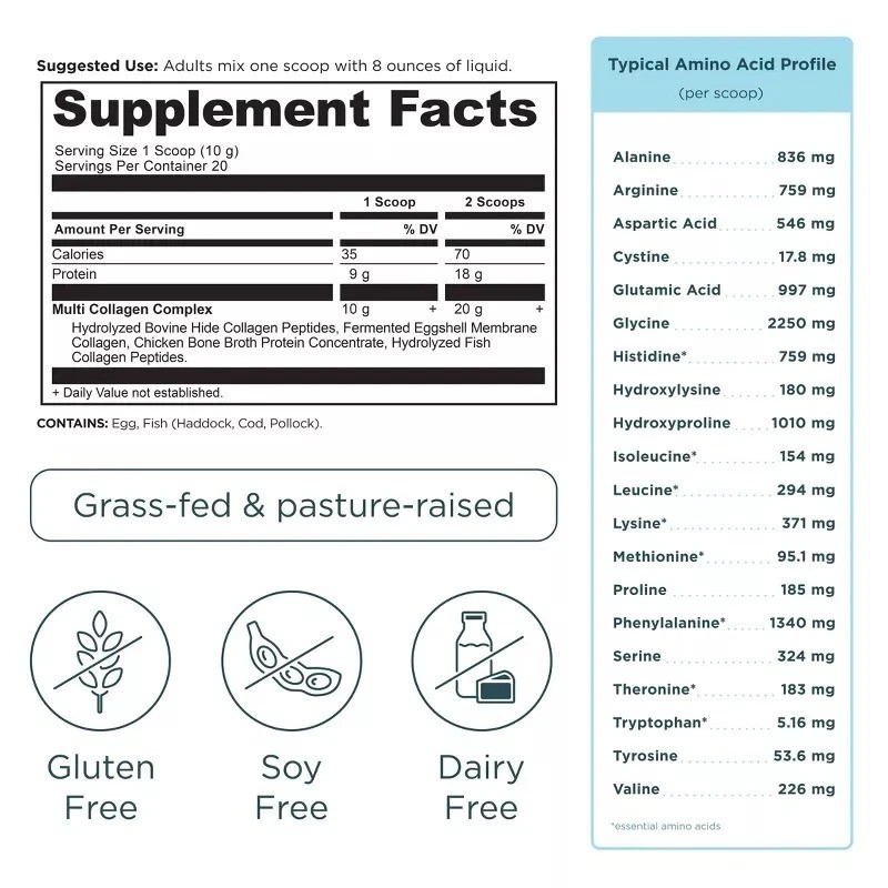 NEW Ancient Nutrition Multi Collagen Protein Powder – 20 Servings 05/08/28