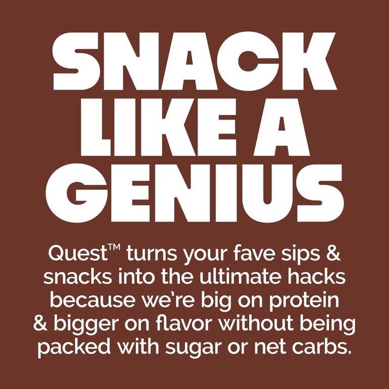Quest Protein Bar Chocolate Chip Cookie Dough 21g Protein GF 2.12 oz 12 Pack