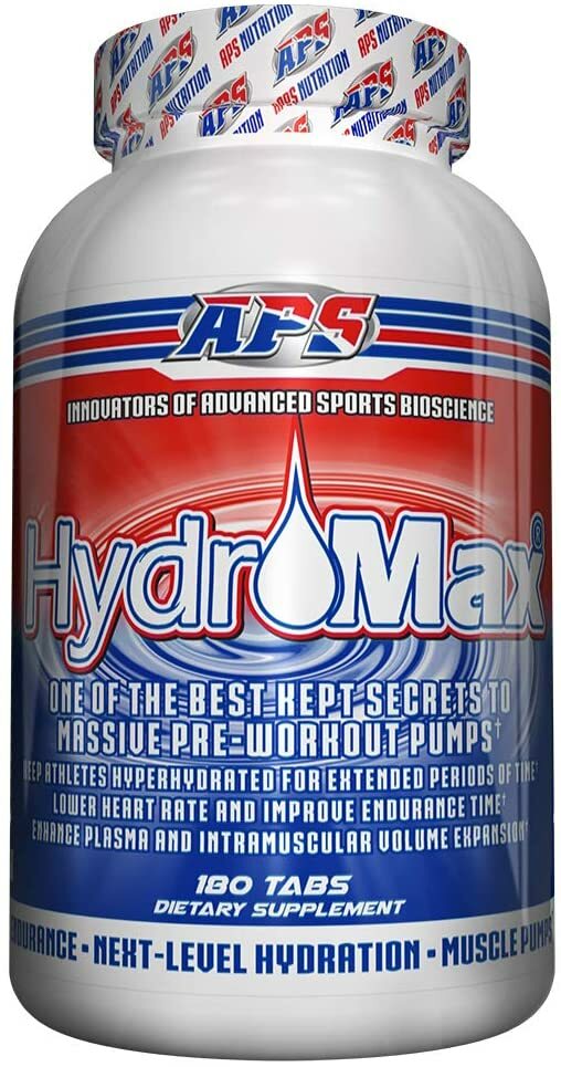 APS Hydromax Massive Preworkout Pump 65% Glycerol Powder 180 Tablets – 03/28