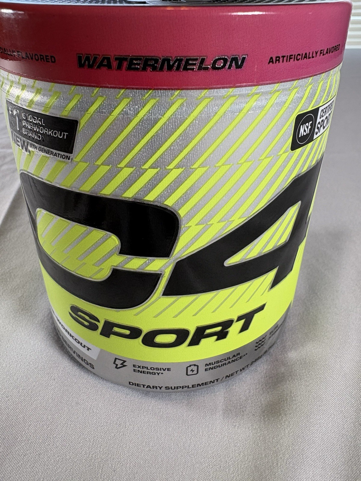 C4® Sport, Pre-Workout, Watermelon, 8.7 oz (246 g) – 20 Servings – NSF Certified