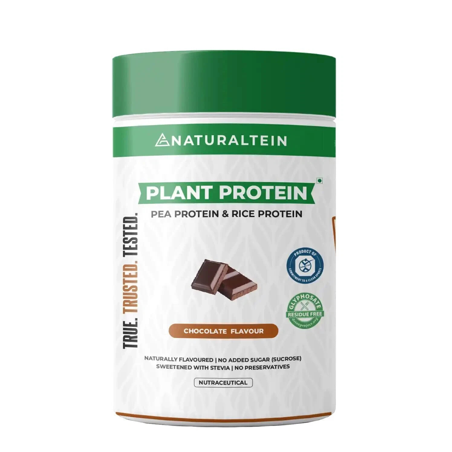 NATURALTEIN – Vegan Plant (Rice & Pea) Based Protein Powder – Chocolate Flavour