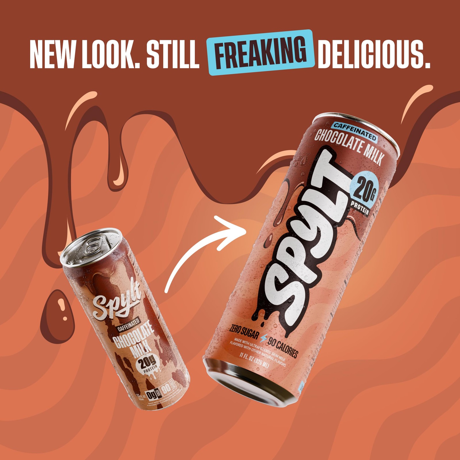 Spylt High Protein Chocolate Milk with 60mg Caffeine & 132 Fl Oz (Pack of 1)