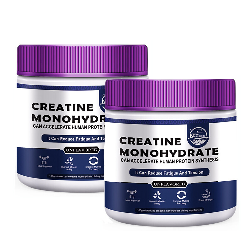 Creatine Monohydrate Powder Muscle gain (Micronized) 5g per serv 100g Unflavored