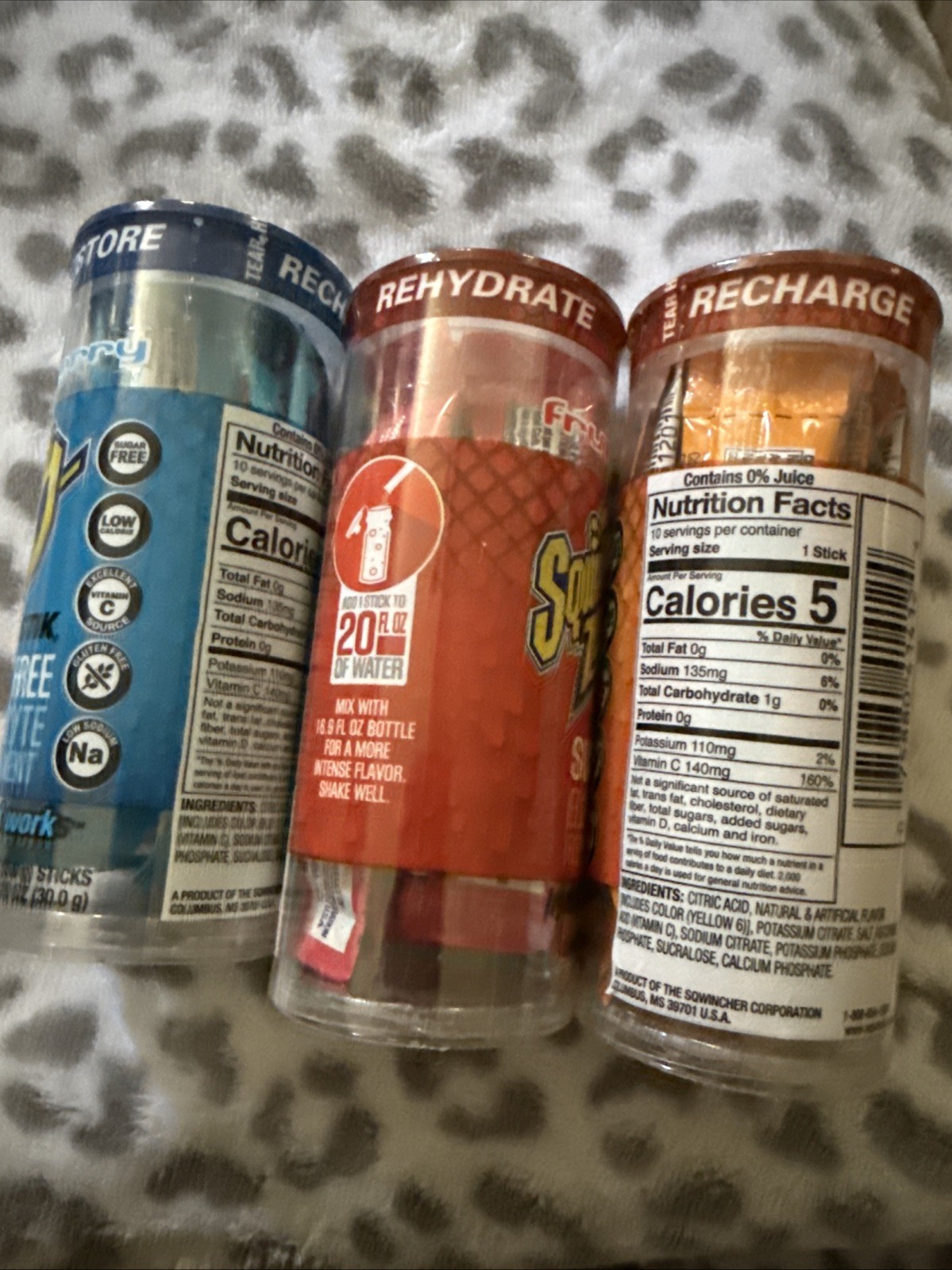 Sqwincher ZERO Sugar Free Electrolyte Powder Beverage MIXED Qwik Stik 3 Pack