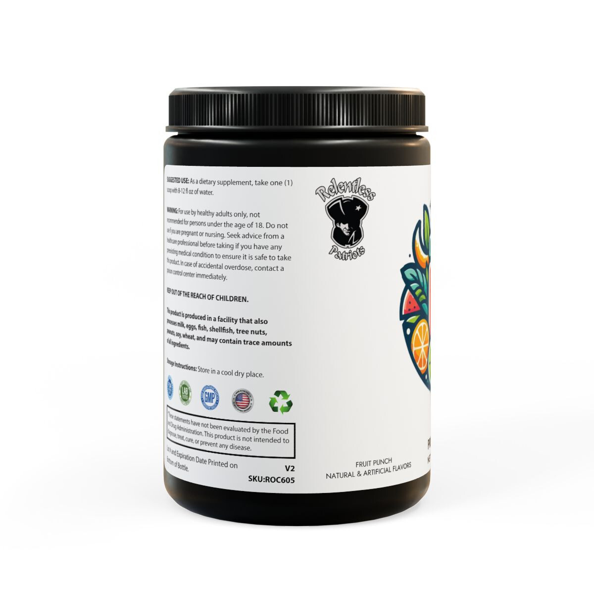 Pre-Workout Supplement – Fruit Punch Flavor