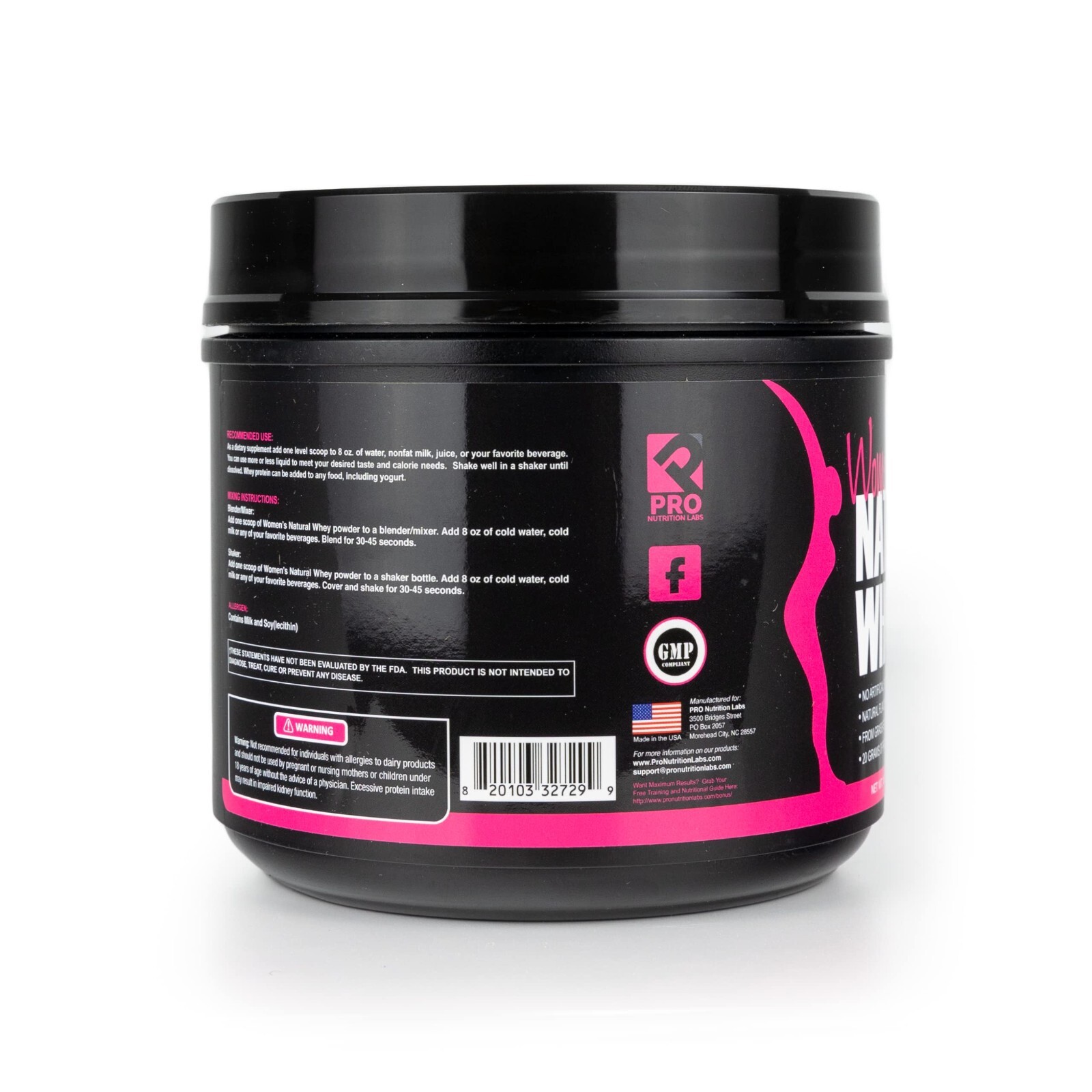 PRO NUTRITION LABS Whey Protein Vanilla Powder for Women Supports Lean Muscle