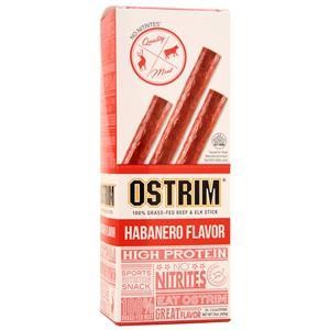 Protos Foods Ostrim – 100% Grass-Fed Beef & Elk Stick Habanero 10 pack