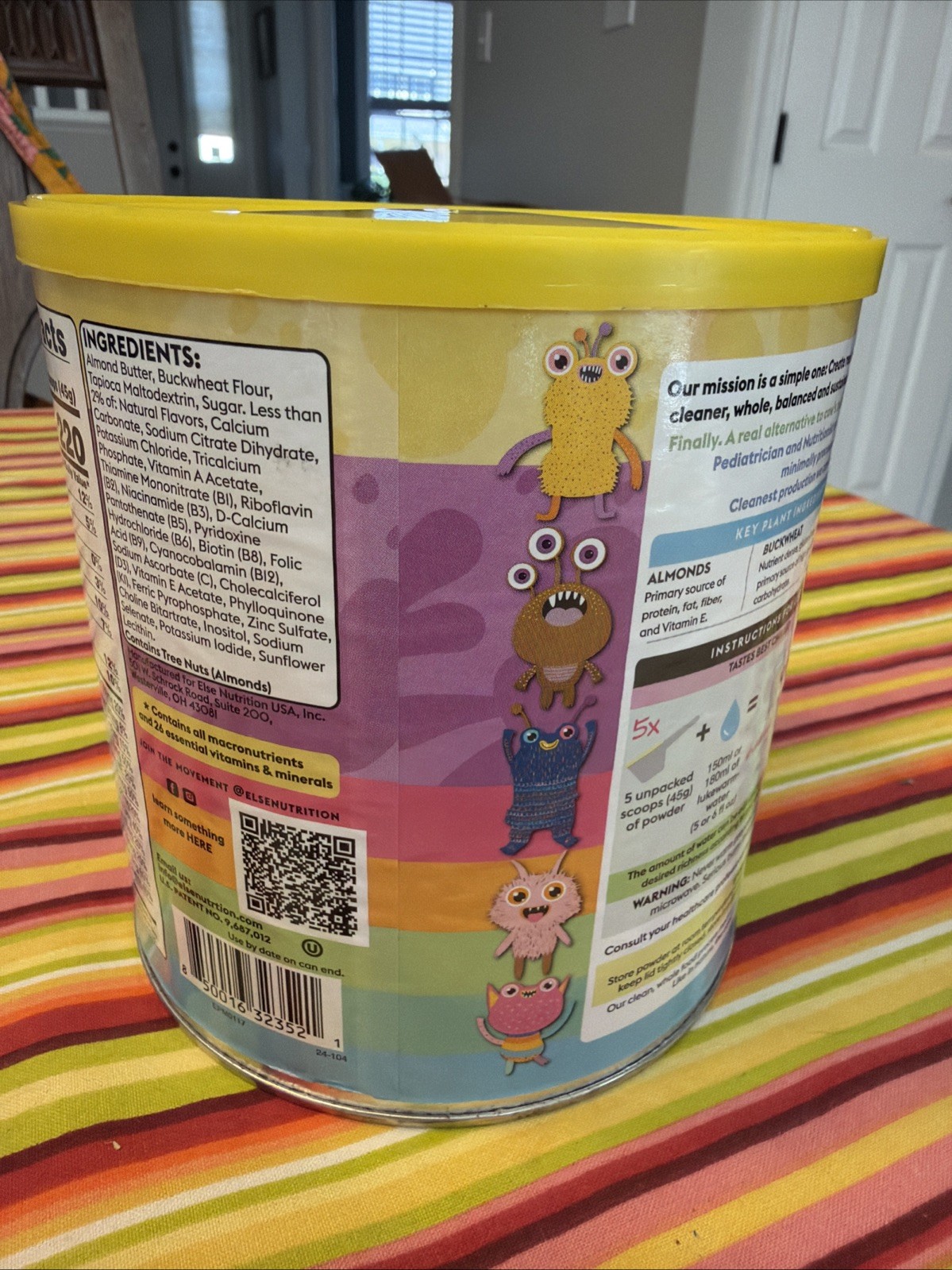 Dec 26 Else Nutrition Plant-Based Protein Shake Powder for Kids – Vanilla