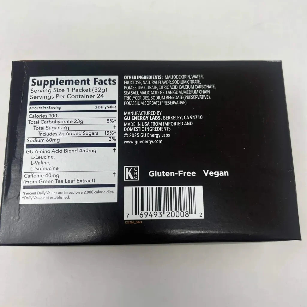 Gu Energy Gels Espresso Love – 32g – **LOT OF 2** TOTAL OF 48 PACKS