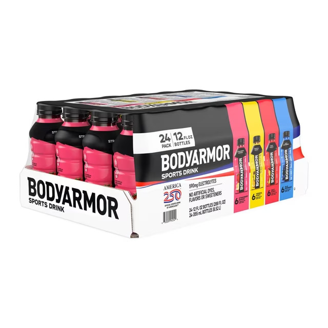 BODYARMOR Sports Drink Variety Pack 12 fl oz 24 Pack Electrolyte Hydration Mix
