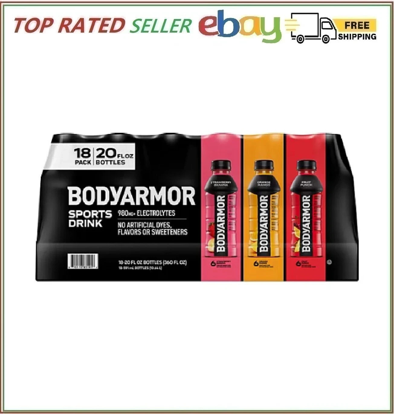 BODYARMOR Sports Drink Variety Pack (20 fl. oz., 18 pk.)