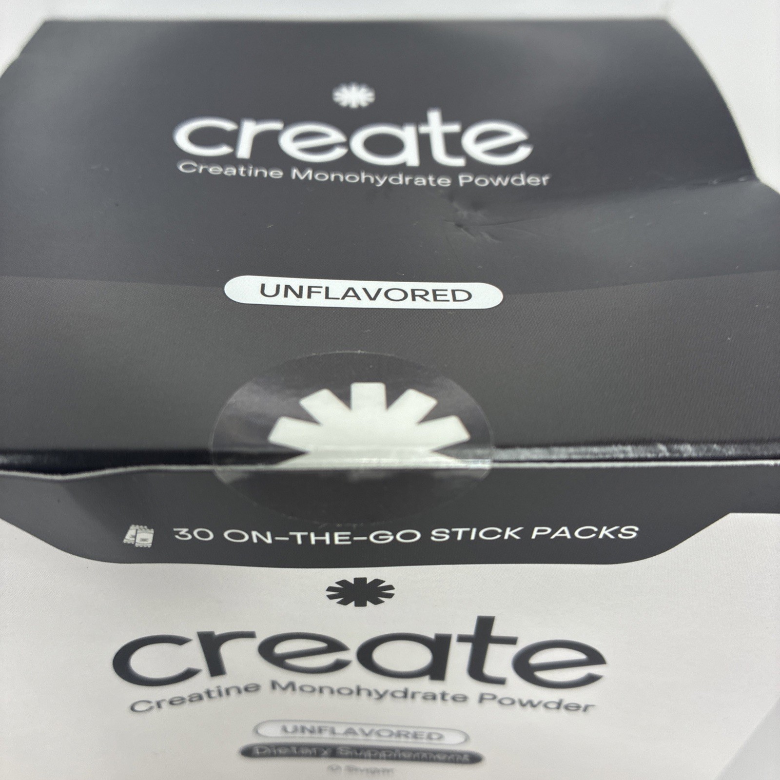 Create Single Serve Creatine Monohydrate Powder – 30 Pack, 5.4g ea. Exp. 08/27