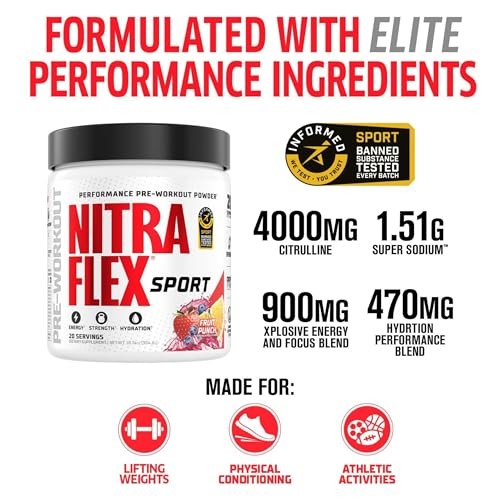 GAT Sport Nitraflex Sport Pre-Workout Fruit Punch 10.74oz