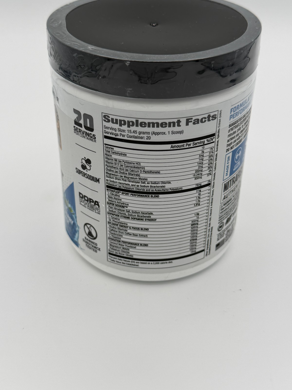 Nitraflex Sport – Sonic Raspberry Blast (Pre‑Workout Powder)