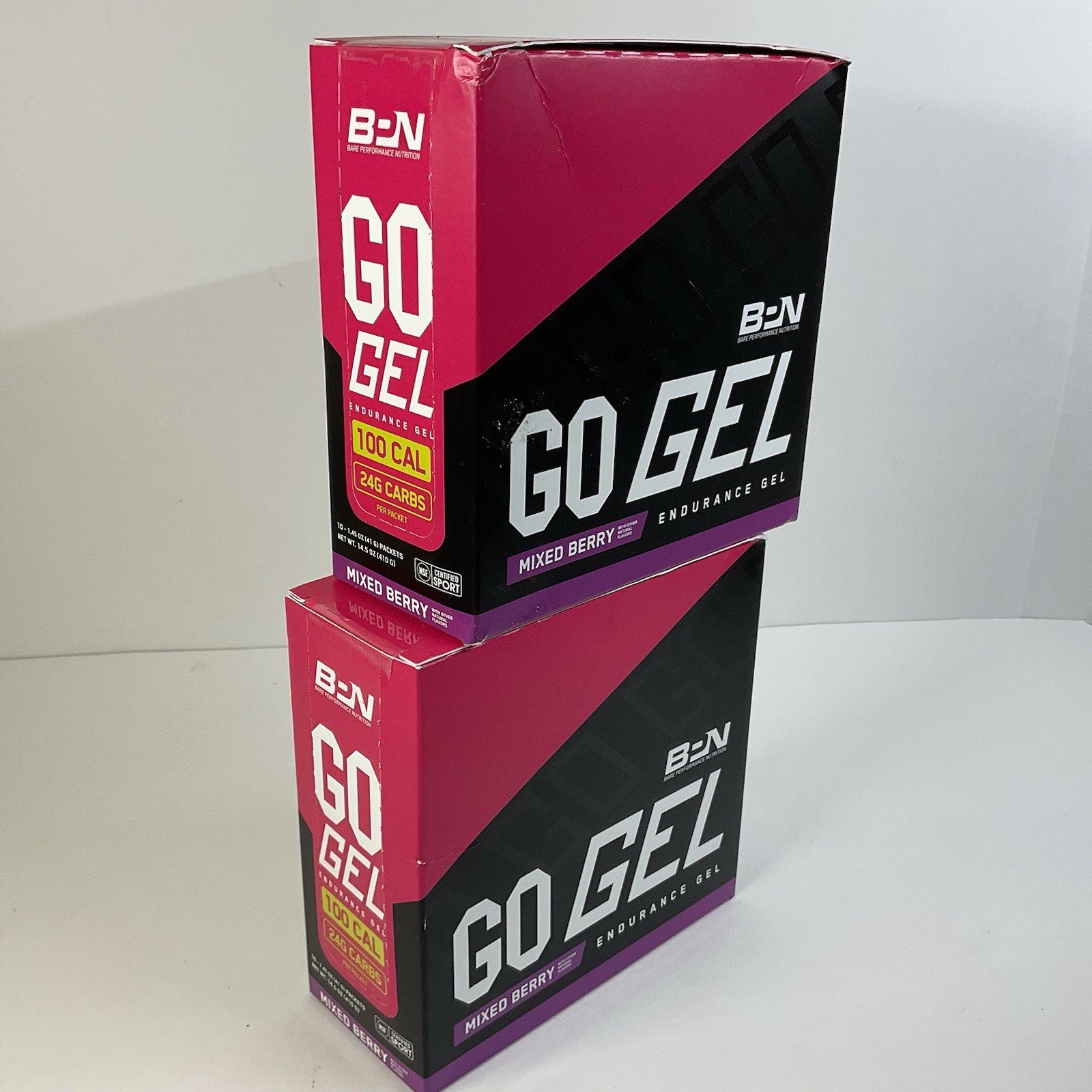 2 Boxes ~BPN Go Gel Endurance/Performance Mixed Berry 10 Packs Each- 8/2027!!!