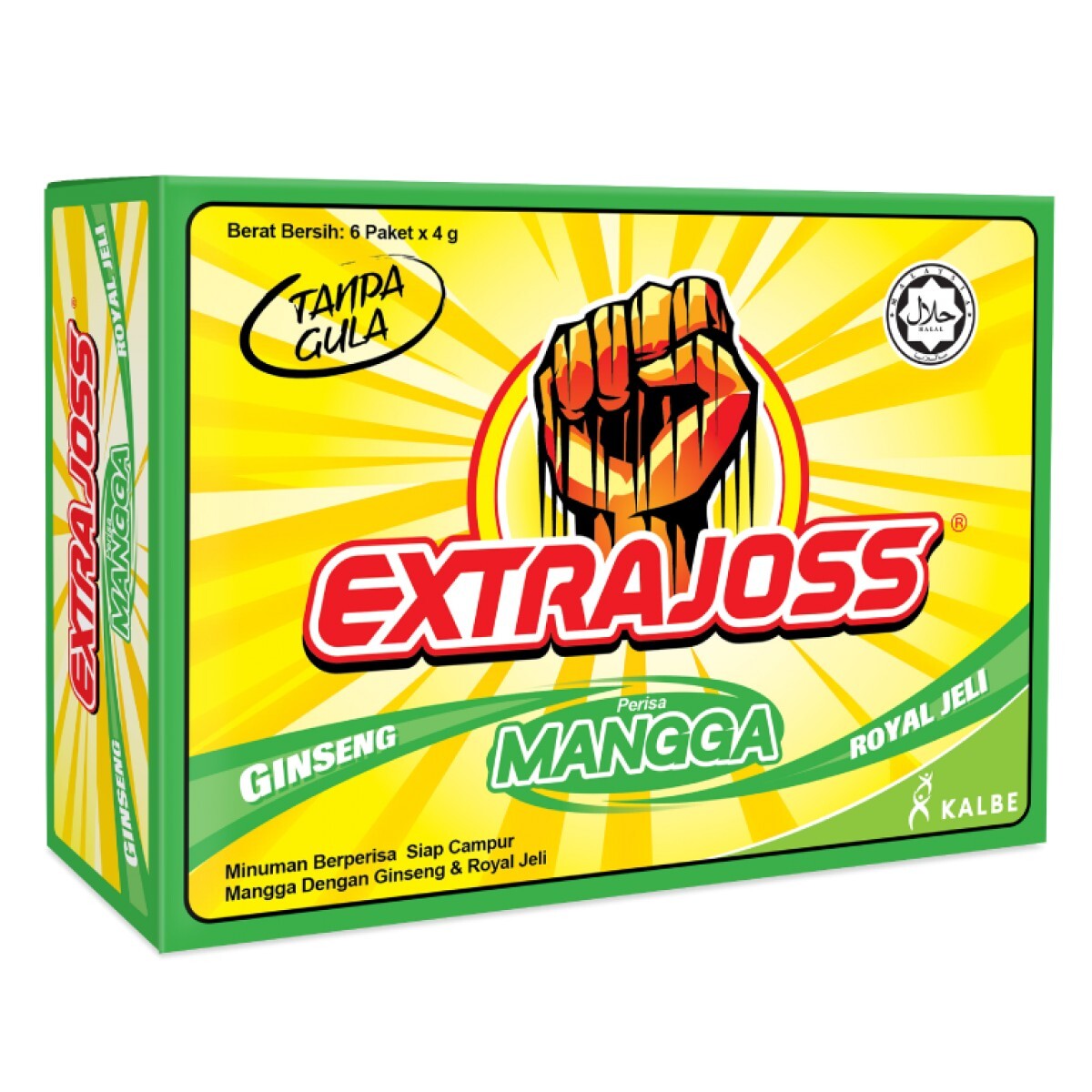 Extra Joss – Energy Drink for Men, Active /Grape /Mango 1 BOX (12 sachet 100%ORI