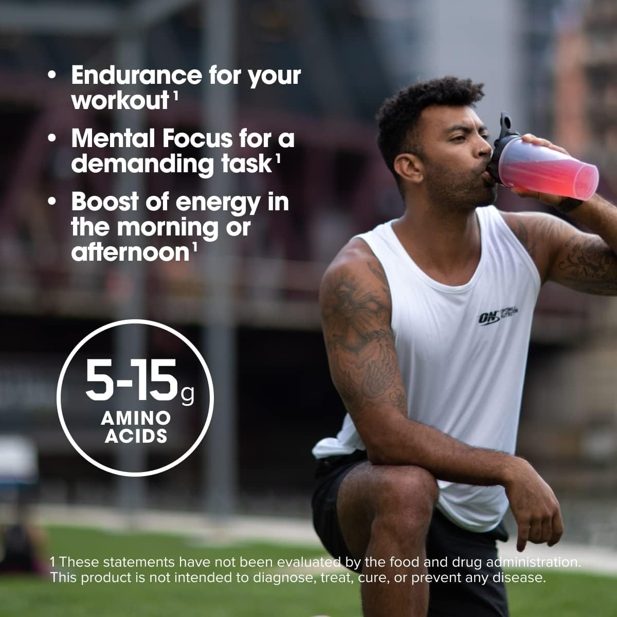 Fuel Your Workouts with Amino Energy Powder – Green Apple, 100mg Caffeine Boost