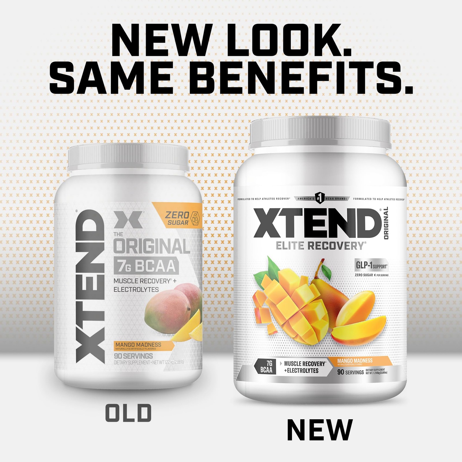 XTEND Original BCAA Powder Mango Madness | 2.58 Pound (Pack of 1), Orange