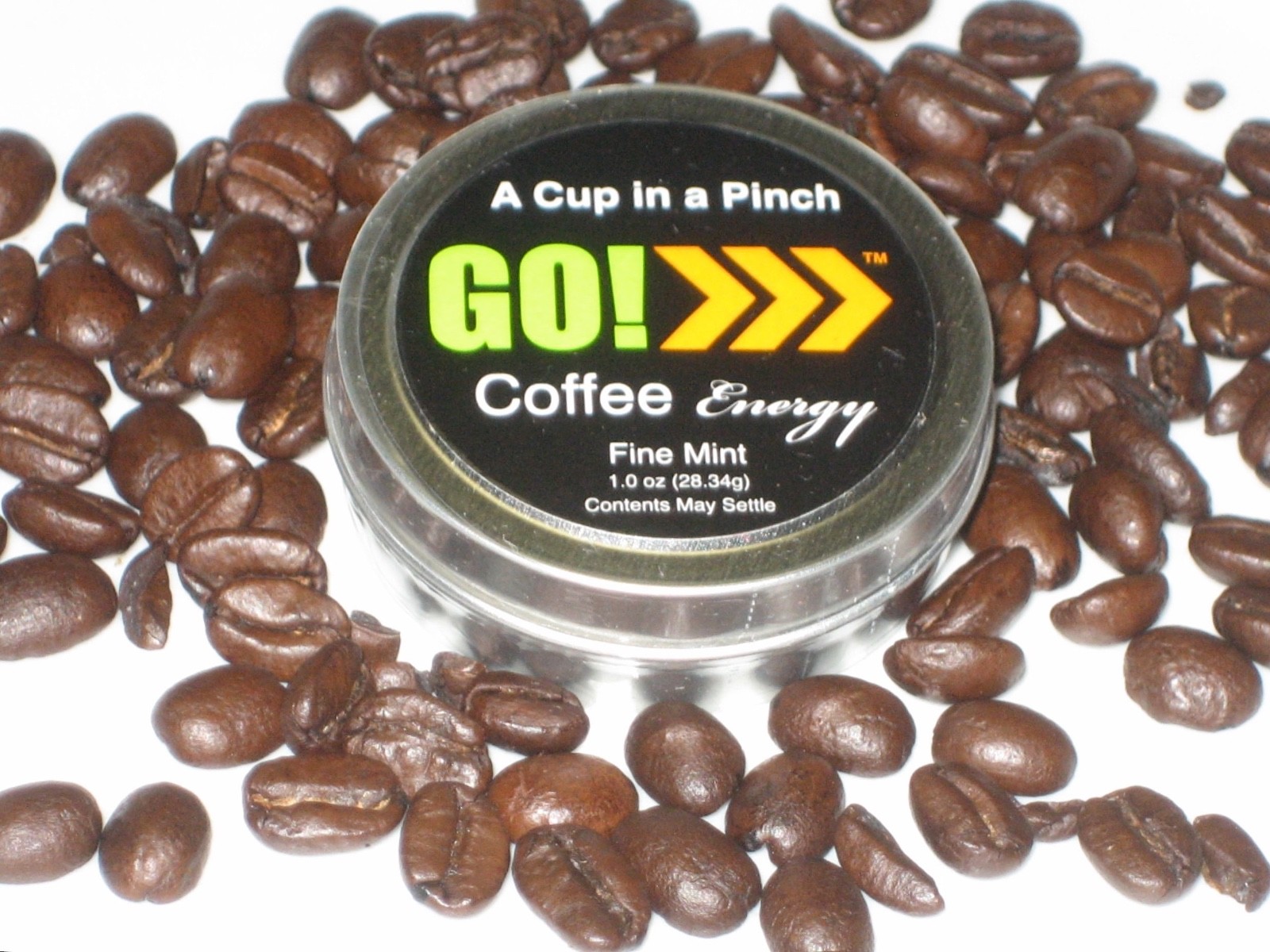 GO! Fine Mint 24 Tins Coffee Energy- Burn Fat – Coffee Chew – Coffee You Eat