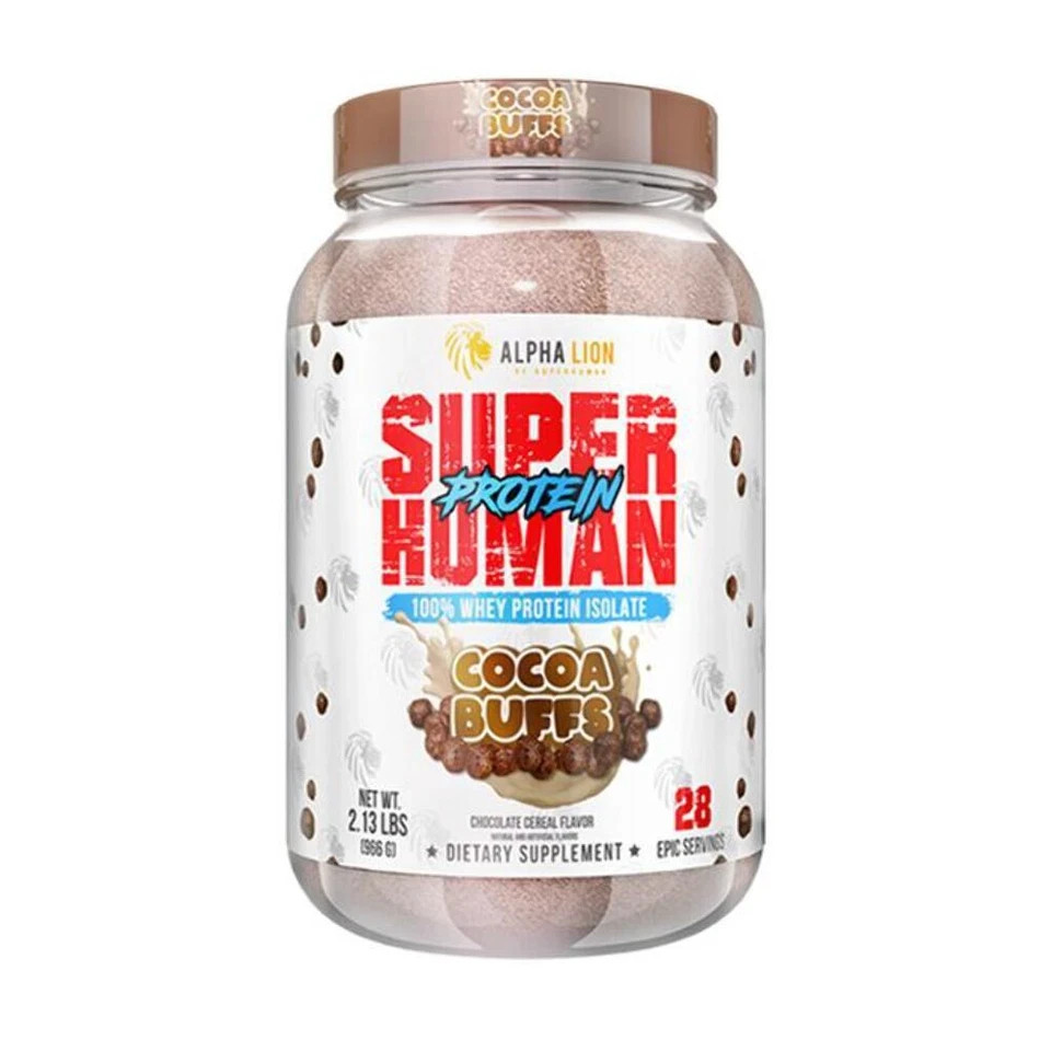 ALPHA LION SUPERHUMAN PROTEIN COCOA BUFFS FLAVOR~!~~