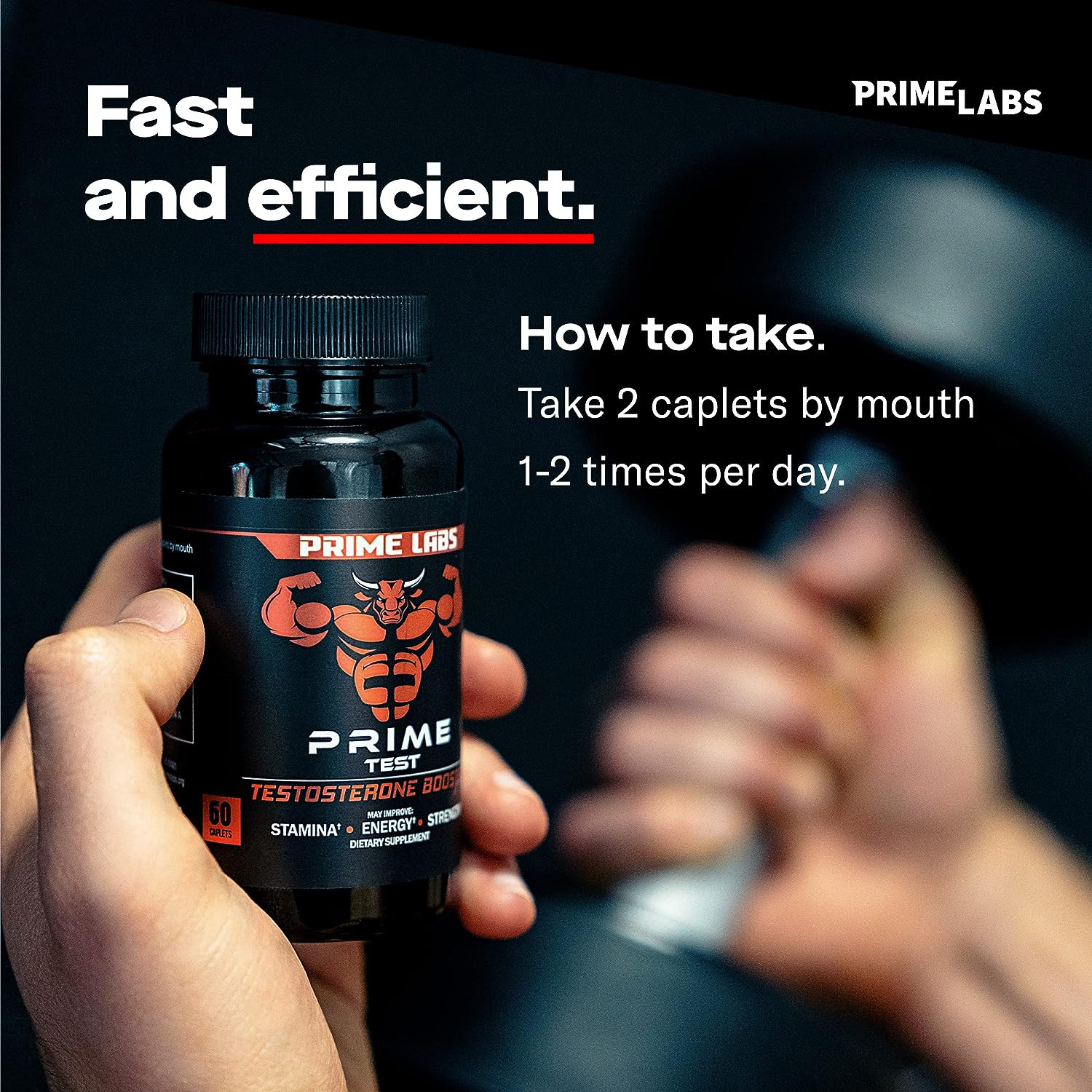 Prime Labs – Men’S Testosterone Booster – Stamina, Endurance, & Strength Booster