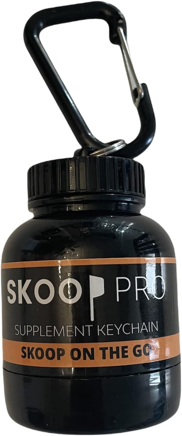 Set of 2 RNB DIGITAL-Skoop Pro Protein Powder and Supplement Funnel Keychain