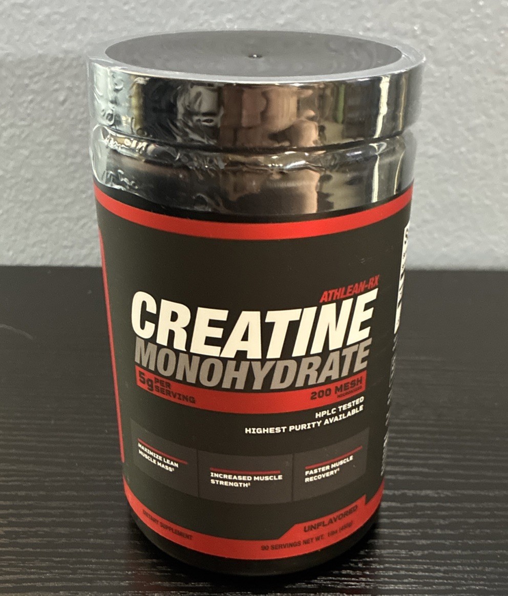 ATHLEAN-X Creatine Monohydrate Powder 1lb 90 Servings Unflavored New