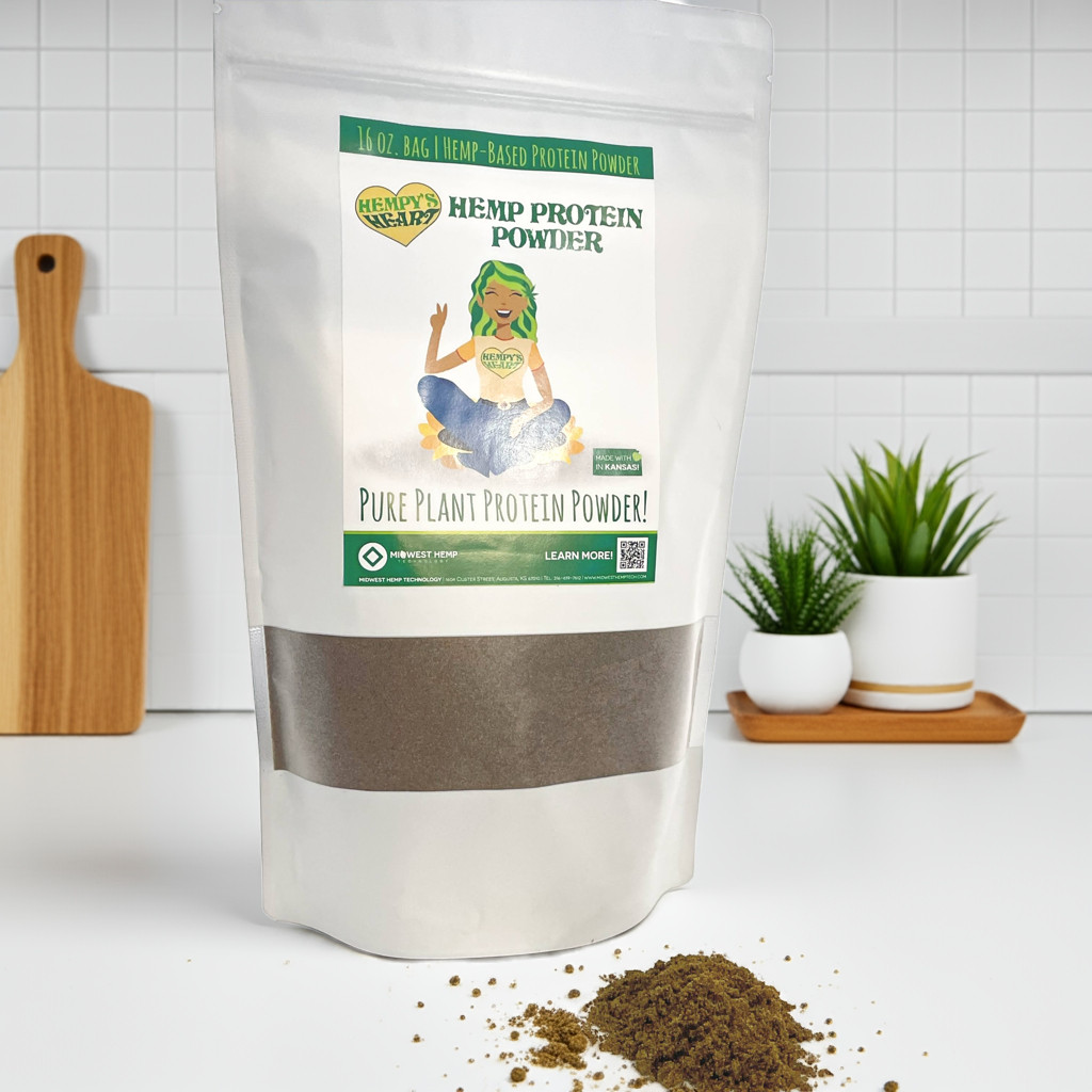 Hemp Grain Protein Powder, Super Food, (Hempy’s Heart)