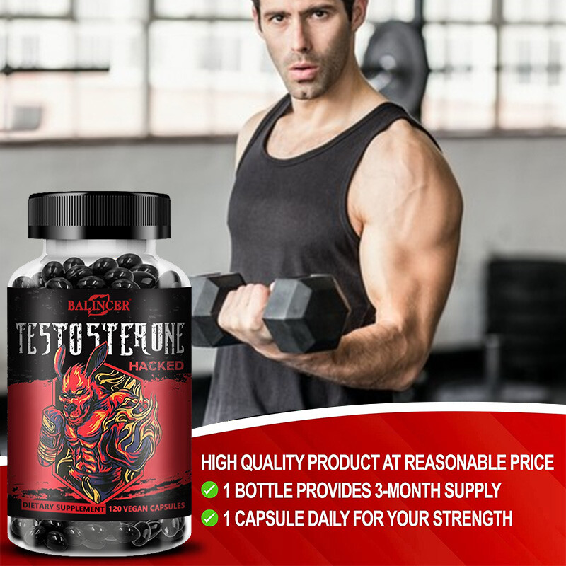 Strength Testosteron Booster Test Capsule-Increase Energy,Muscle Strength&Growth