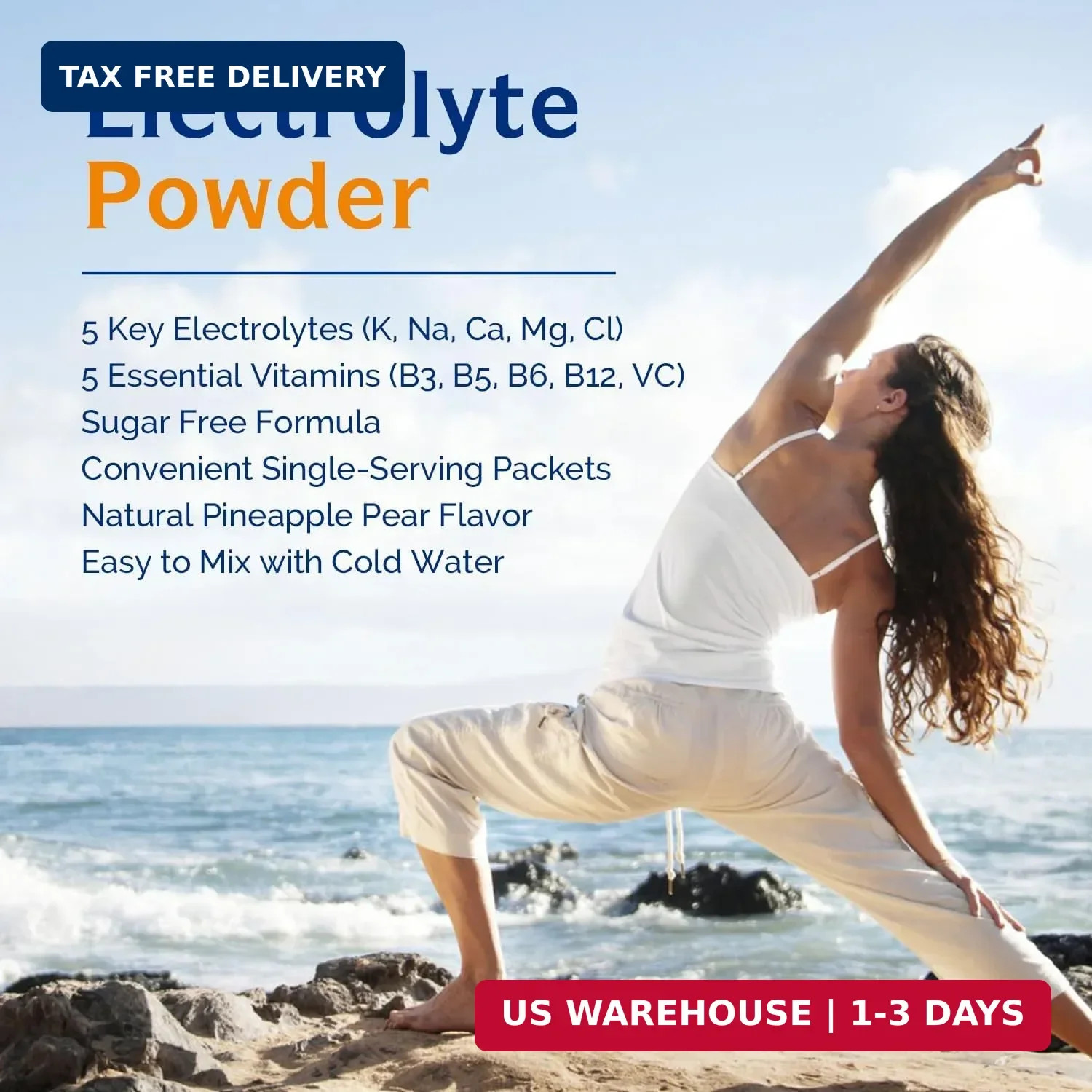 Innate Vitality Electrolytes Powder Packets, No Sugar, 5 Keto Electrolytes & Vit