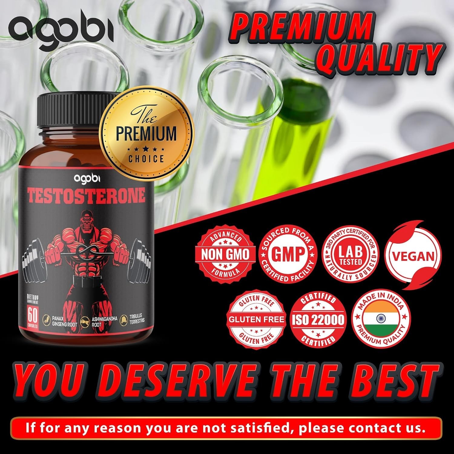 Legal STEROID ANABOLIC Pills BULKING Testosterone Booster MUSCLE GROW, 11 Herbs
