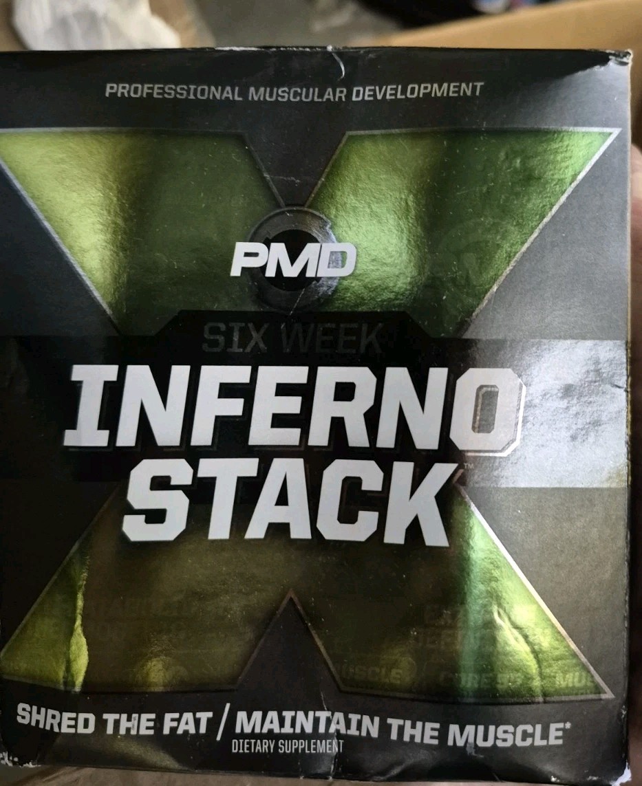 PMD Six Week Inferno Stack Arsenal Elite 120 Omega Cut 180 Thermogenic Diet Pill