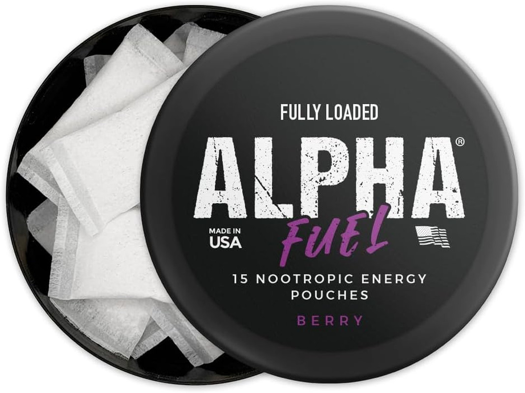 Fully Loaded Alpha Fuel Nootropic Pouches (Berry Fuel) – Nootropic Energy Pouche
