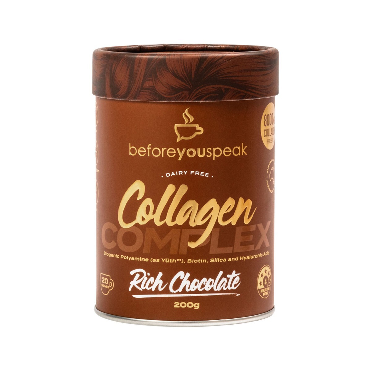 New Before You Speak Collagen Complex Rich Chocolate 200g