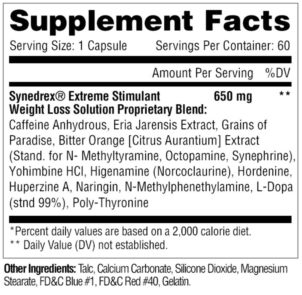 Metabolic Nutrition Synedrex