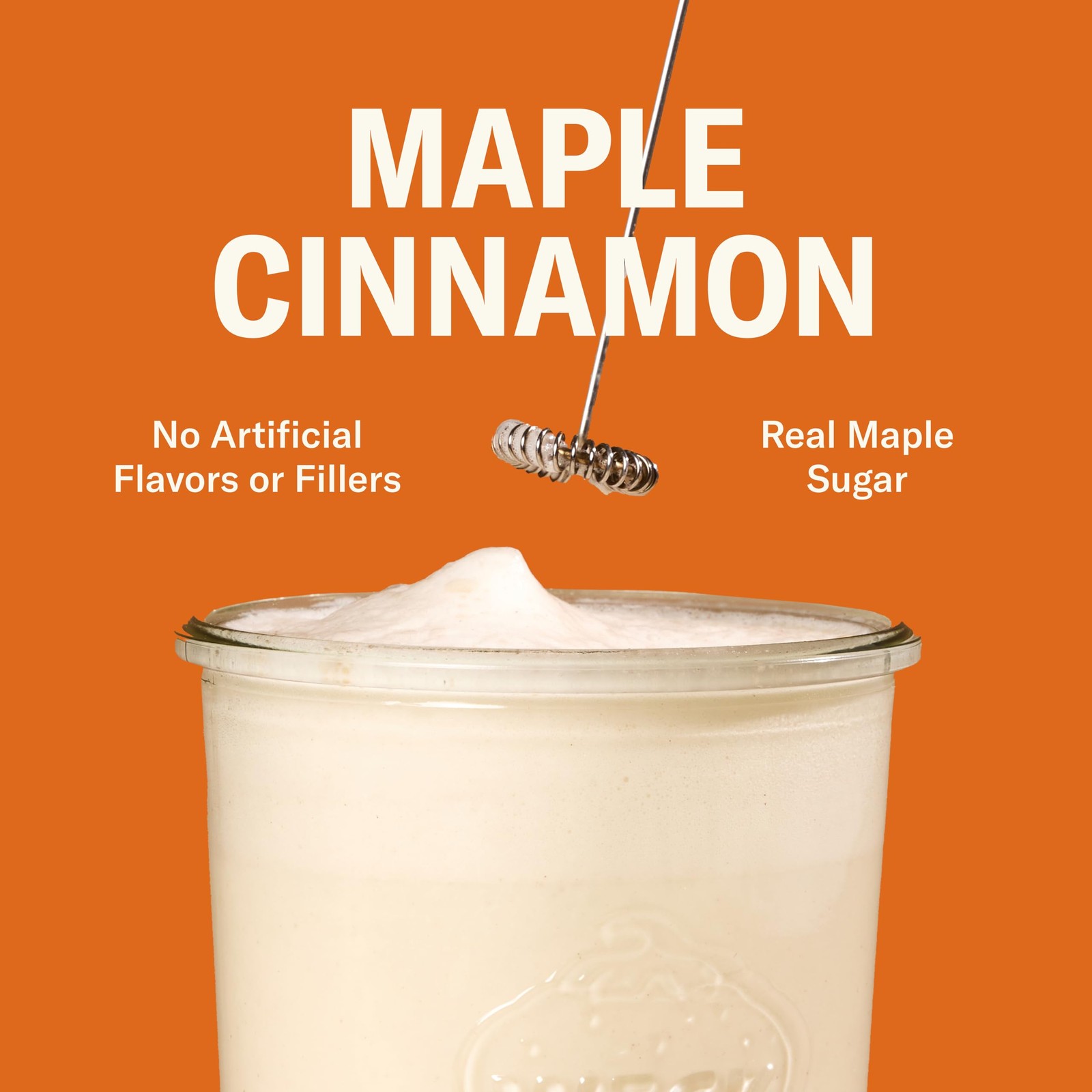 Ballerina Farm Grass Fed Whey Protein Powder Maple Cinnamon 24g Protein with