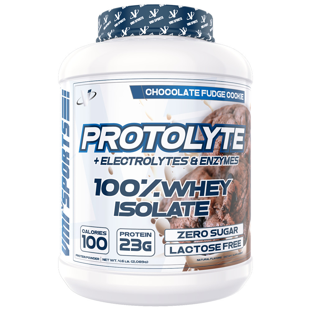 VMI Sports® ProtoLyte® 100% Whey Protein Isolate 4.6lb – Chocolate Fudge Cookie