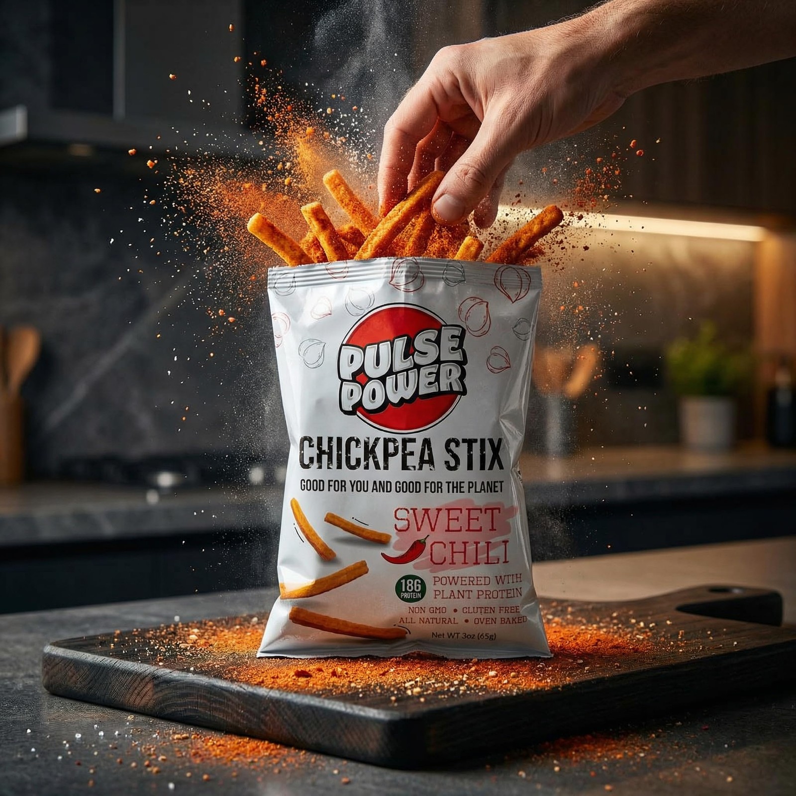 Grove Pulse Power Chickpea Sweet Of 4 3 Oz Snacks And Protein From Pulses And A