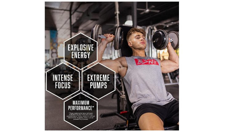 BSN N.O.-XPLODE Pre Workout Powder, Energy Supplement for Men and Women with Cre