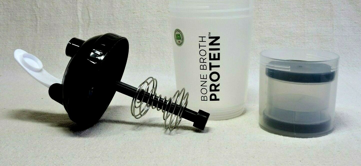 Drinking Bottle, Size LARGE, BPA Free, with Logo: bone-broth Protein, NEW