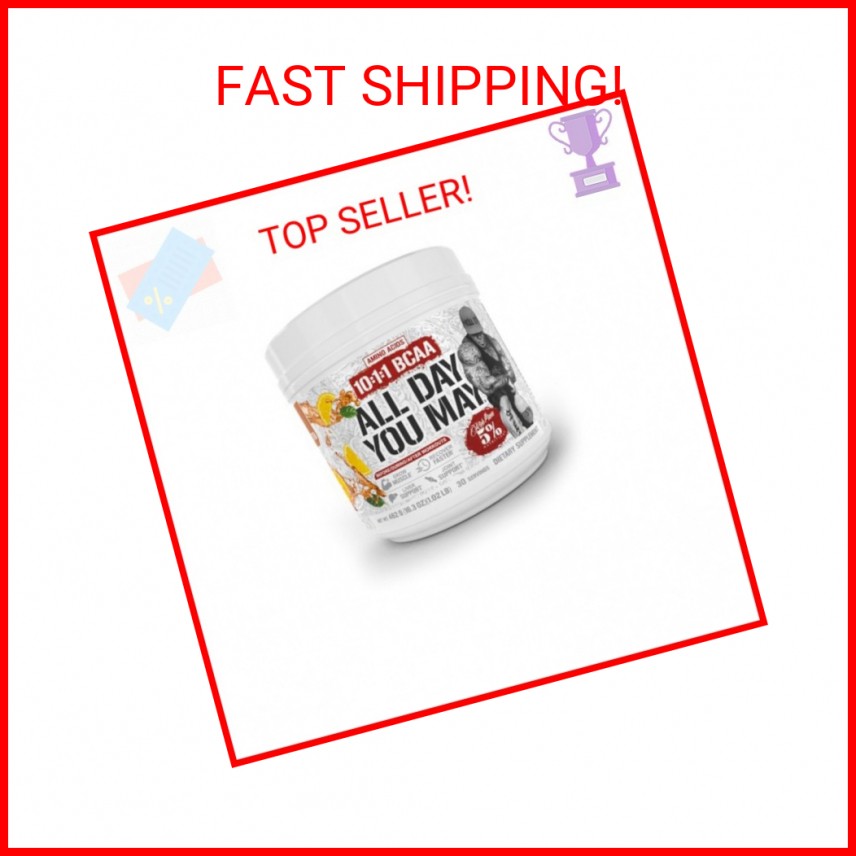 5% Nutrition Rich Piana AllDayYouMay BCAA Powder Premium Intra & Post Workout Am
