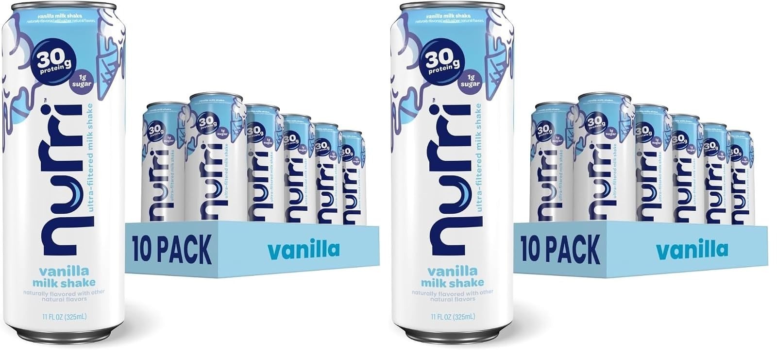 Nurri 30g Protein Ultra Filtered Milk Shake – Vanilla – Lactose Free