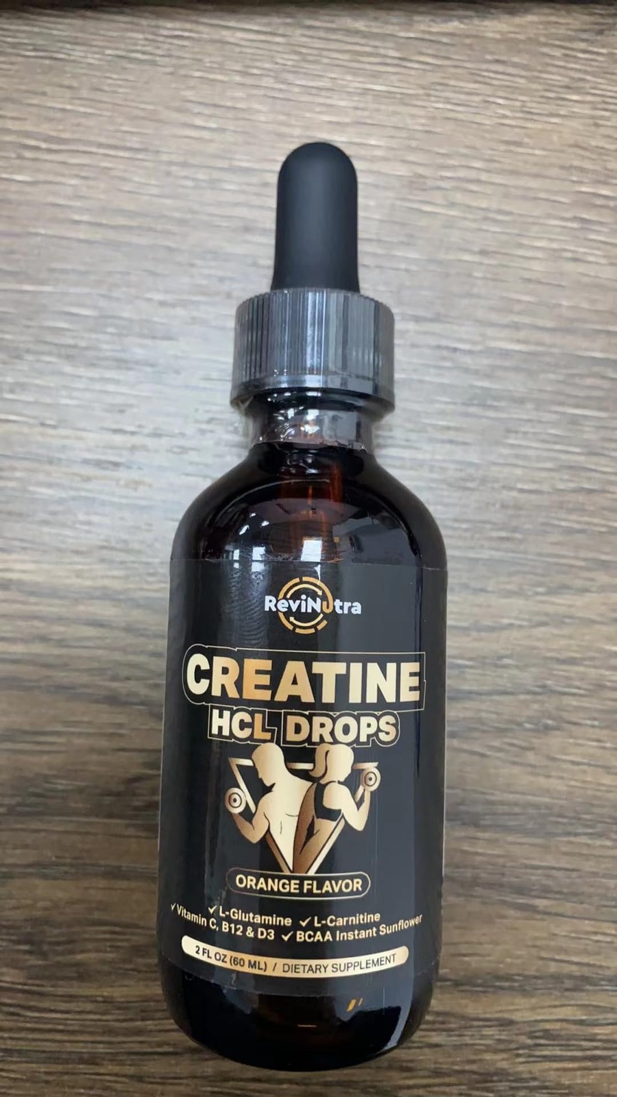 ReviNutra Creatine HCL Liquid Drops for Men & Women 1500mg Liquid Creatine Hy…