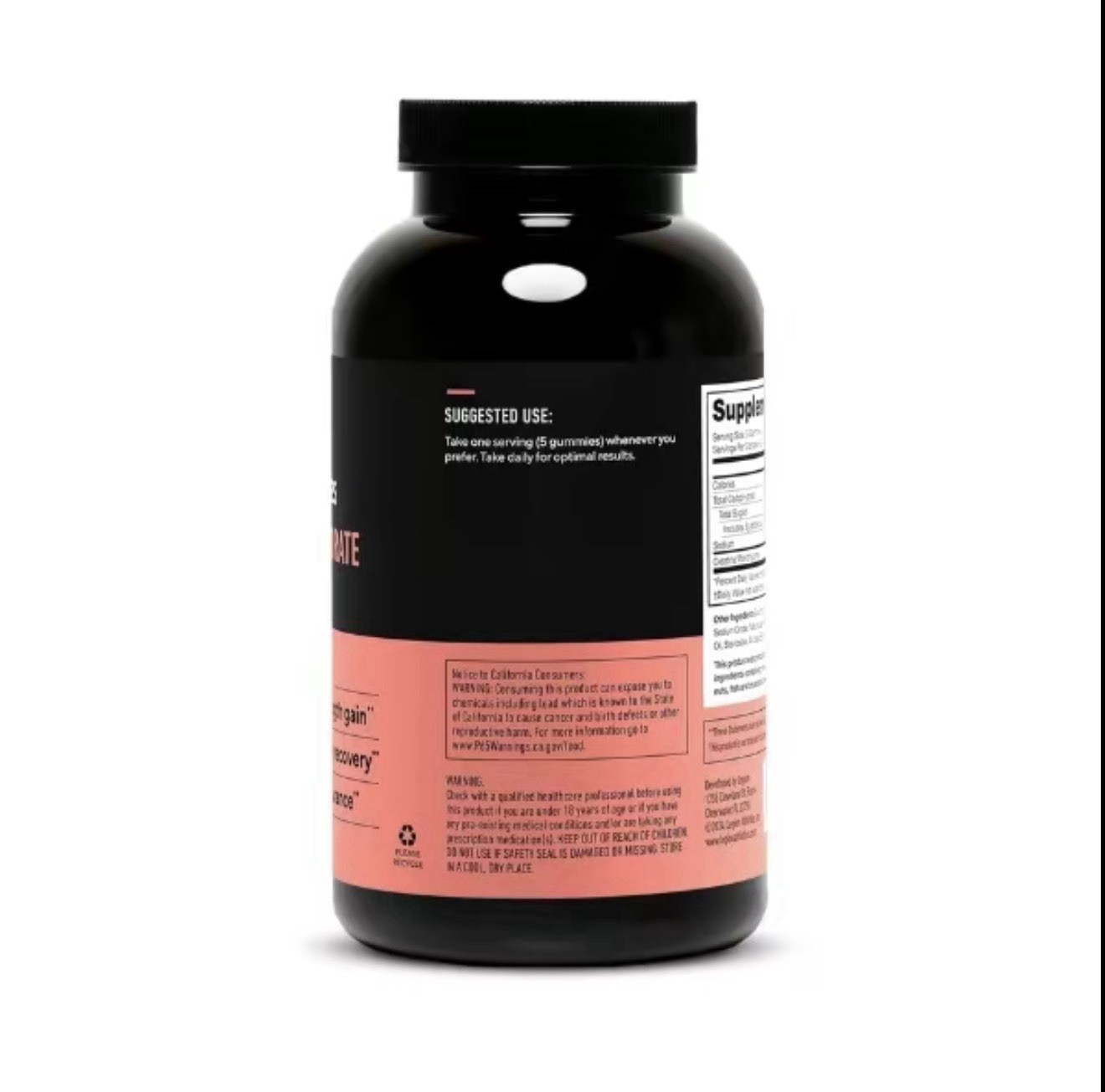 Creatine Monohydrate Gummies – Clean Creatine Gummies for Muscle Gain, Improv…