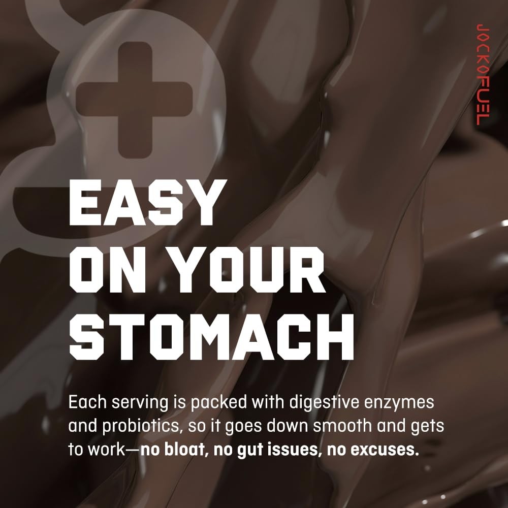 Jocko Fuel Whey Protein Powder, Vanilla Milkshake, 22g Protein, Digestive Enz…