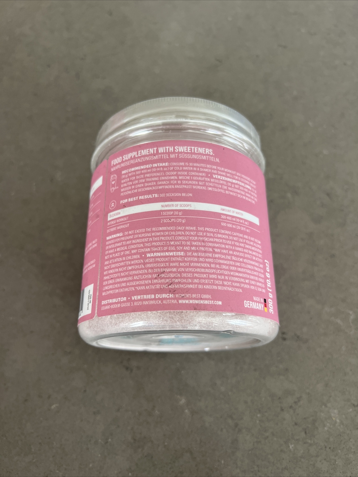 Women’s Best Pre-Workout 30 Servings BLUEBERRY ACAI | Exp 05/2025 Sealed